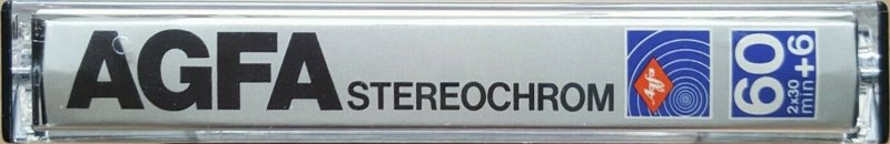 Compact Cassette AGFA Stereochrom 60+6 Type II Chrome 1979 Europe