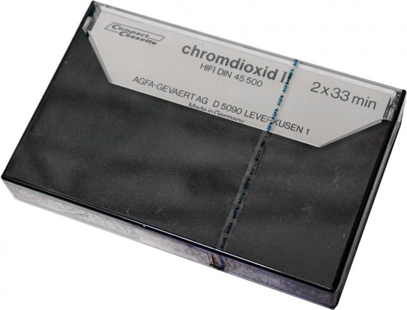 Compact Cassette AGFA Stereochrom 60+6 Type II Chrome 1979 Europe