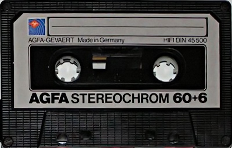 Compact Cassette: AGFA  - Stereochrom 60+6