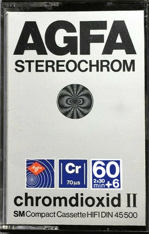 Compact Cassette: AGFA  - Stereochrom 60+6