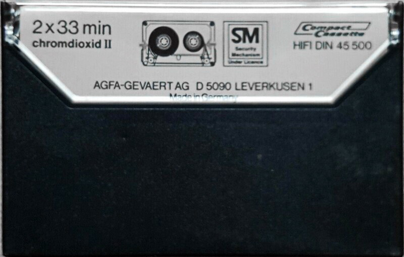 Compact Cassette AGFA Stereochrom 60+6 Type II Chrome 1979 Europe