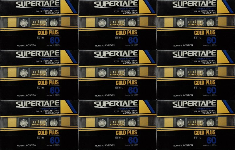 Compact Cassette Realistic Gold Plus 60 Type I Normal 1992 South Korea