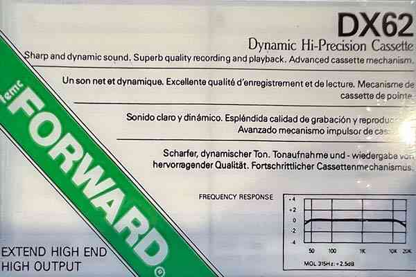 Compact Cassette femc / Forward DX 62 Type I Normal 1986 Europe