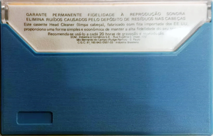 Compact Cassette Audiomasters Cleaning Cassette Brazil