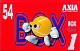 Compact Cassette AXIA Box 1 54 "BOX1A 54" Type I Normal 1995 Japan