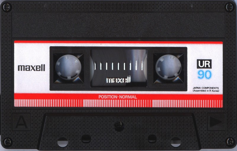 Compact Cassette Maxell UR 90 Type I Normal 1986 USA