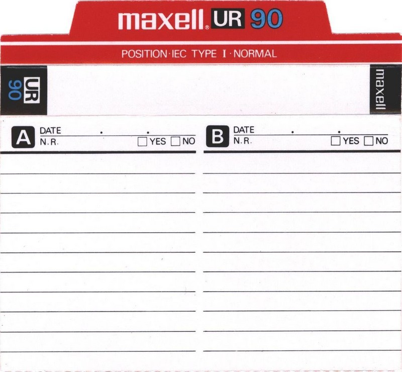 Compact Cassette: Maxell / Hitachi Maxell - UR 90