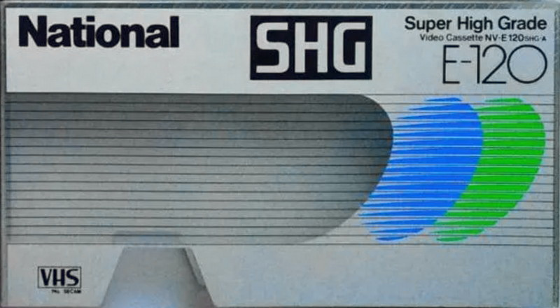 VHS, Video Home System: Matsushita National - SHG 120