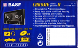 Compact Cassette BASF Chrome Super Quality II 90 Type II Chrome 2000 Germany