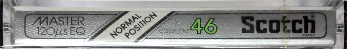 Compact Cassette Scotch Master 46 Type II Chrome 1977 Japan