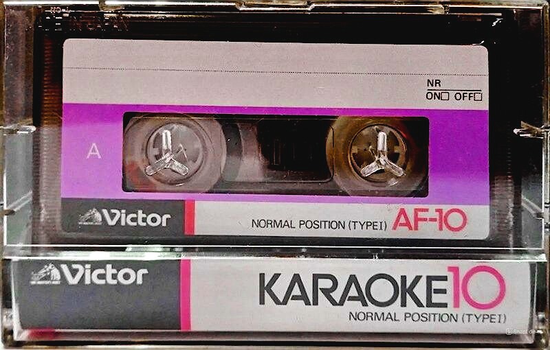 Compact Cassette Victor 10 "AF-10 KARAOKE" Type I Normal Japan