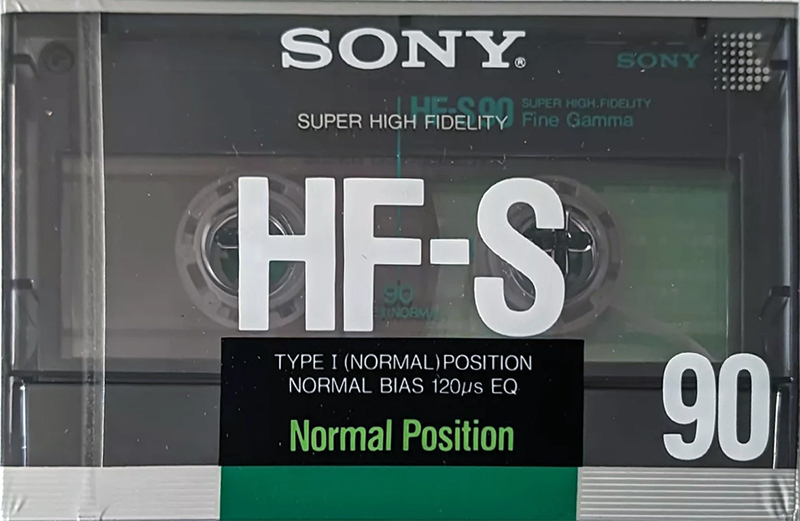 Compact Cassette Sony HF-S 90 Type I Normal 1988 Japan