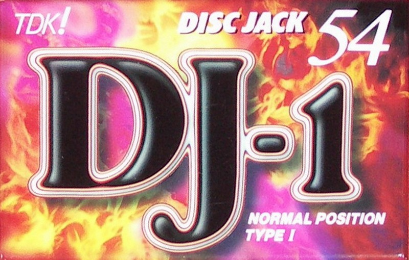 Compact Cassette TDK DJ1 Disc Jack 54 "DJ1-54N" Type I Normal 1996 Japan