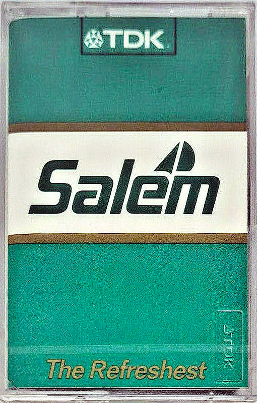 Compact Cassette TDK D 90 "Salem The Refreshest" Type I Normal 1988 Europe, USA