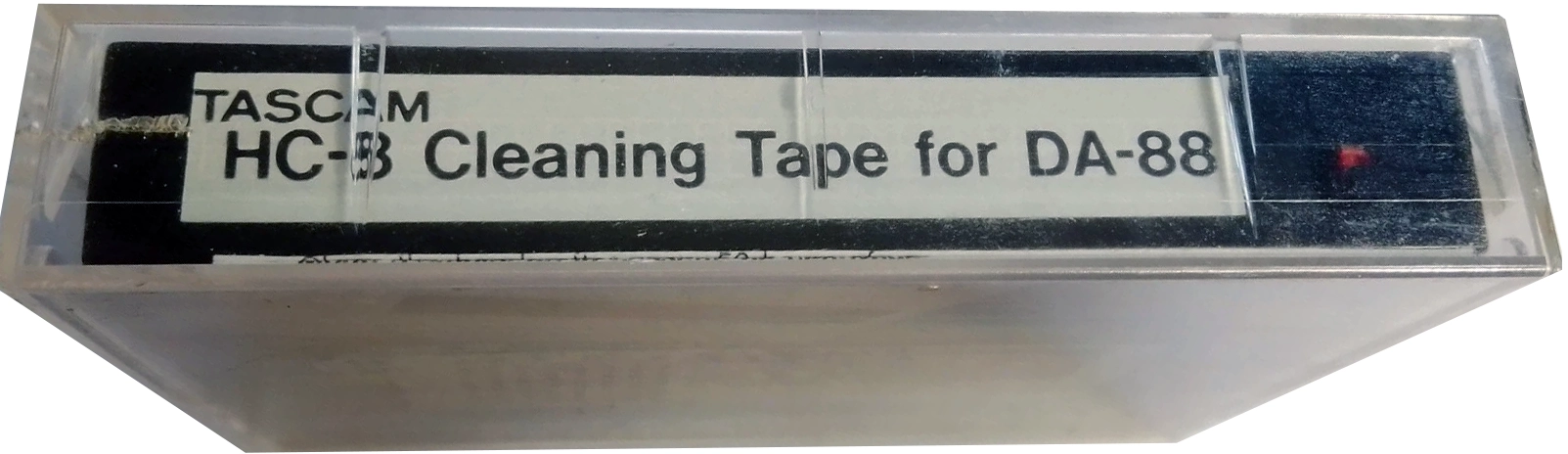 Video8, Hi8, Digital8 Tascam "Hi8 HC-8 for DA-88" Cleaning Cassette 1993 Worldwide