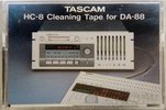 Video8, Hi8, Digital8 Tascam "Hi8 HC-8 for DA-88" Cleaning Cassette 1993 Worldwide