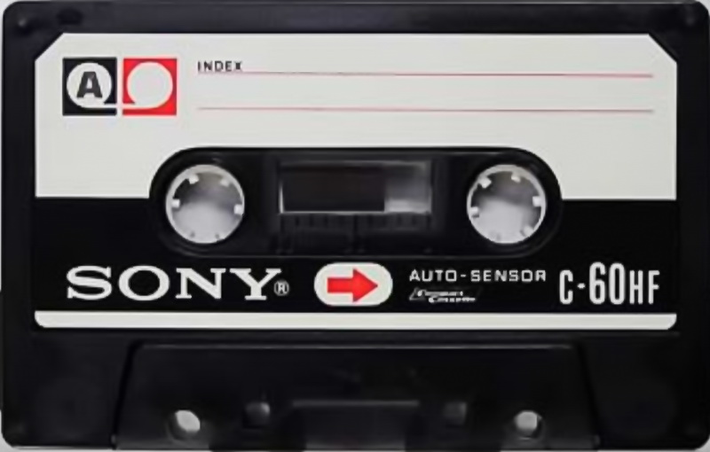 Compact Cassette Sony HF 60 Type I Normal 1972 USA