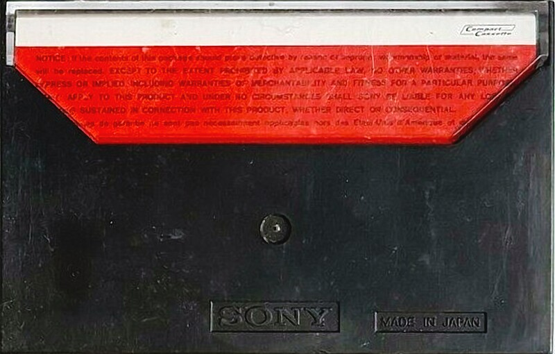 Compact Cassette Sony HF 60 Type I Normal 1972 USA