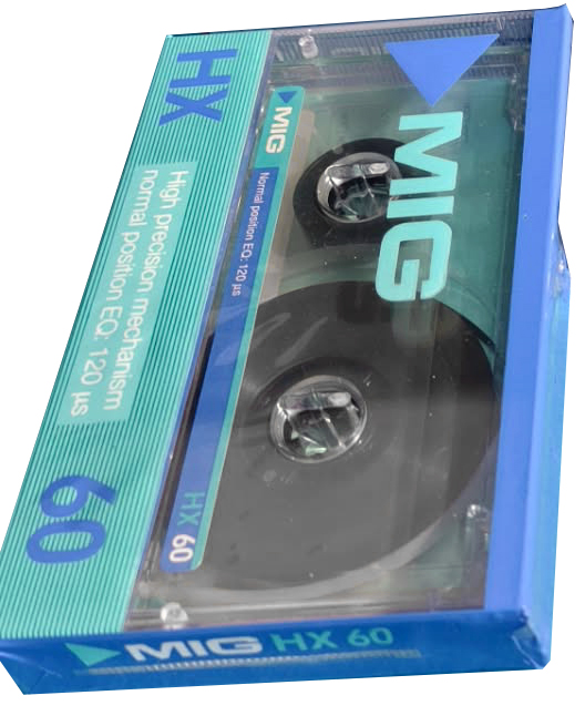 Compact Cassette MIG HX 60 Type I Normal 1987 Europe