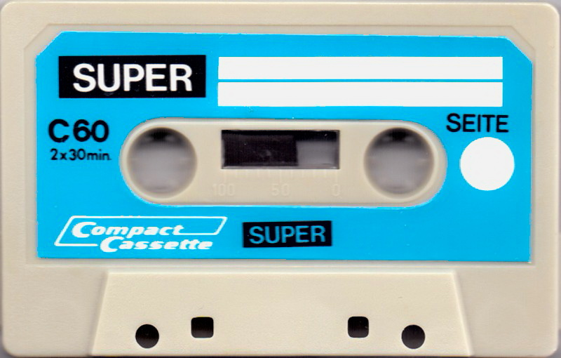 Compact Cassette Super 60 "De Luxe" Type I Normal 1977 Germany