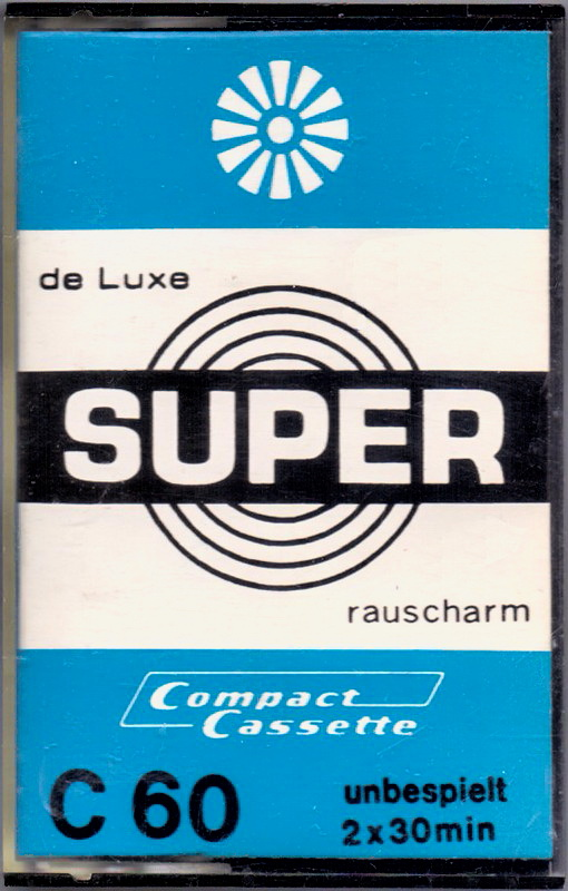 Compact Cassette Super 60 "De Luxe" Type I Normal 1977 Germany