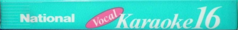 Compact Cassette National Karaoke 16 "RT-16K" Type I Normal 1990 Japan