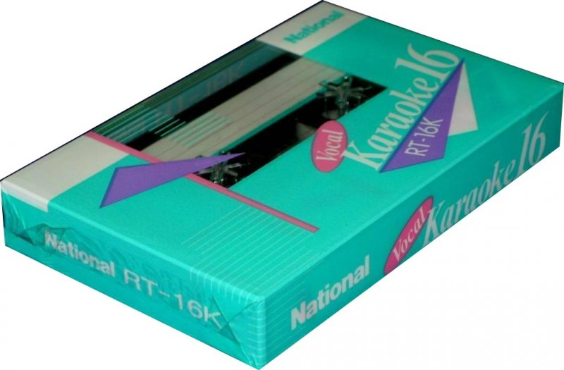 Compact Cassette National Karaoke 16 "RT-16K" Type I Normal 1990 Japan