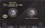 Compact Cassette Denon CD JACK IV 46 "KCD4-46" Type IV Metal 1990 Japan