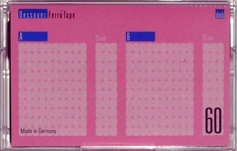 Compact Cassette:  Dessauer -  60