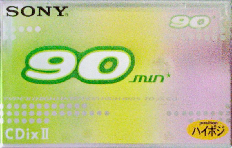 Compact Cassette: Sony  - CDix II 90