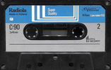 Compact Cassette Radiola Super Quality 90 Type I Normal 1975 Europe