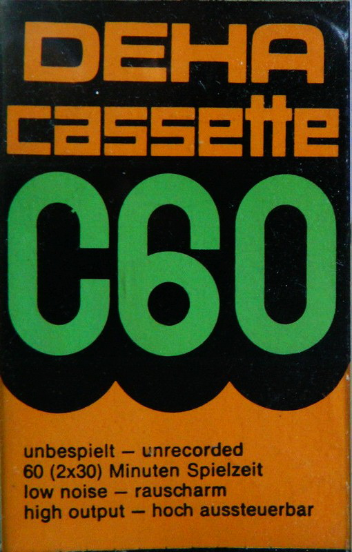 Compact Cassette Deha 60 Type I Normal Germany