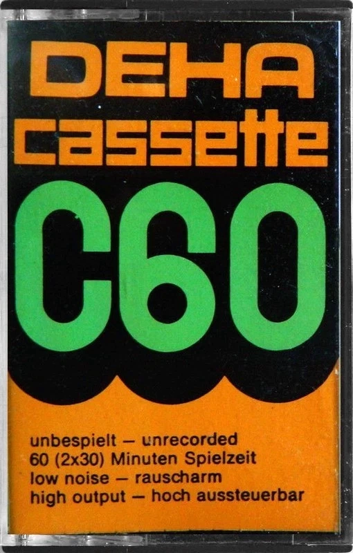 Compact Cassette Deha 60 Type I Normal Germany