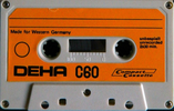 Compact Cassette Deha 60 Type I Normal Germany