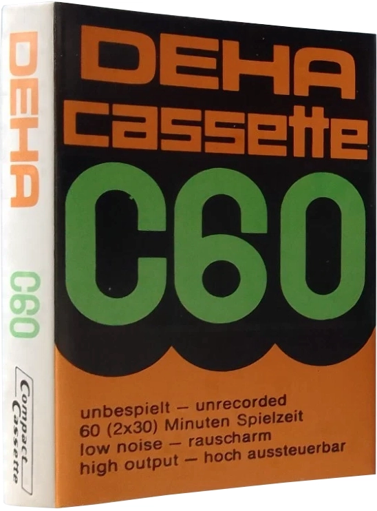 Compact Cassette Deha 60 Type I Normal Germany