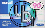 Compact Cassette Maxell UDI / UD1 90 "UD1-90N" Type I Normal 2000 Japan