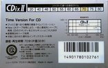Compact Cassette Sony CDix II 70 Type II Chrome 1989 Japan