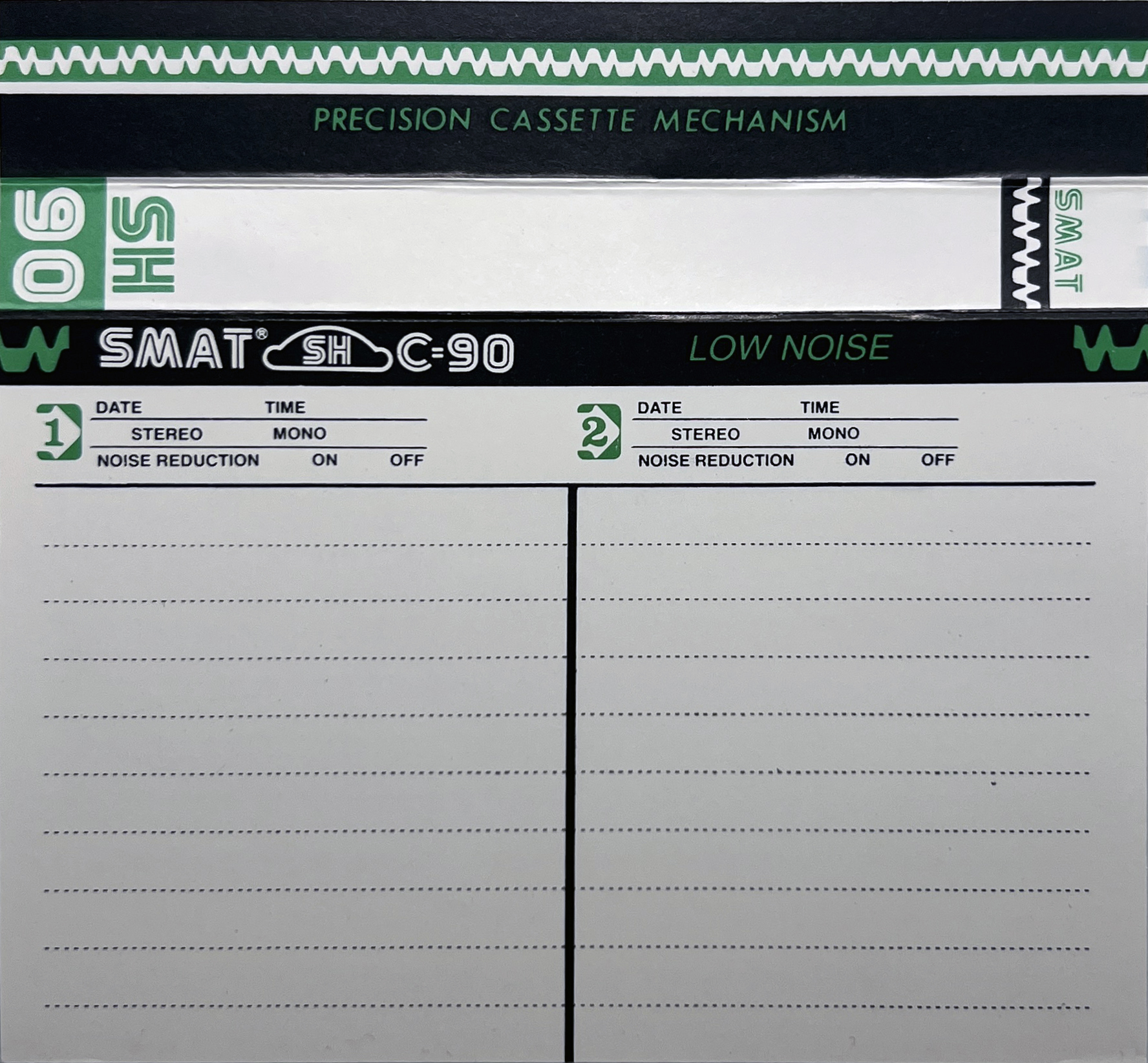 Compact Cassette Smat SH 90 Type I Normal 1982 Europe