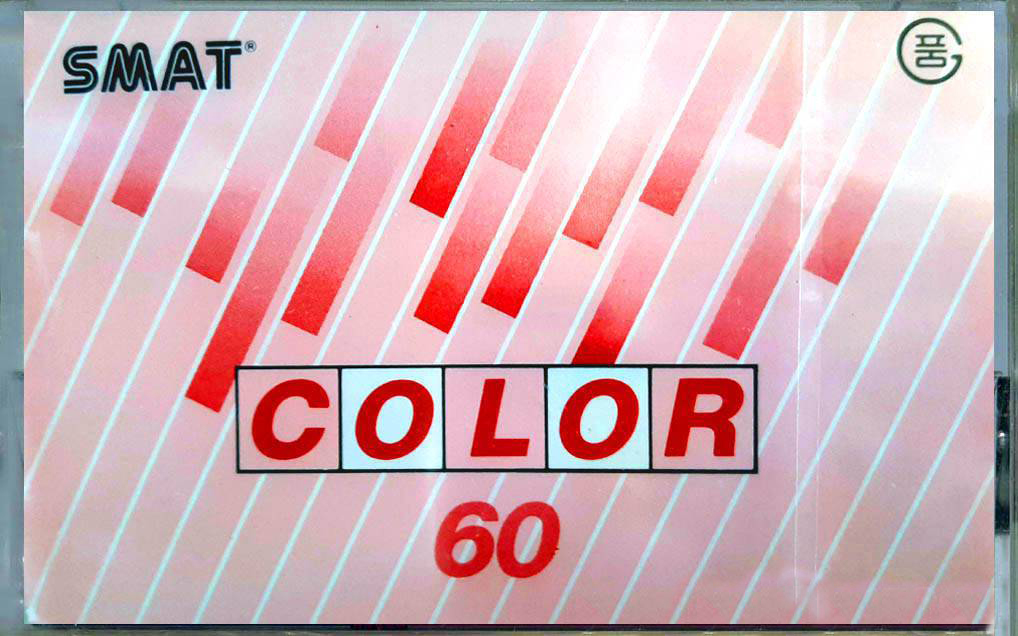 Compact Cassette Smat Color 60 Type I Normal 1986 South Korea