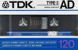 Compact Cassette TDK AD 120 Type I Normal 1986 Australia, Europe