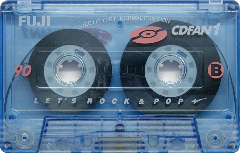 Compact Cassette Fuji CDFAN 90 "CDFAN1 90A" Type I Normal 1998 Europe