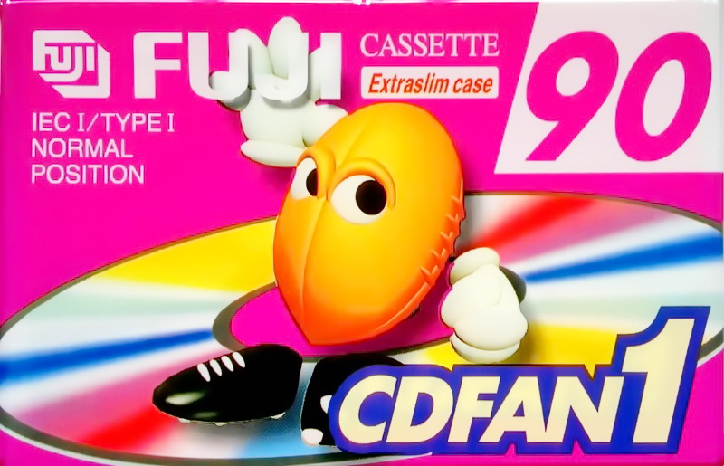 Compact Cassette Fuji CDFAN 90 "CDFAN1 90A" Type I Normal 1998 Europe