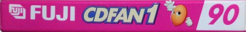 Compact Cassette Fuji CDFAN 90 "CDFAN1 90A" Type I Normal 1998 Europe