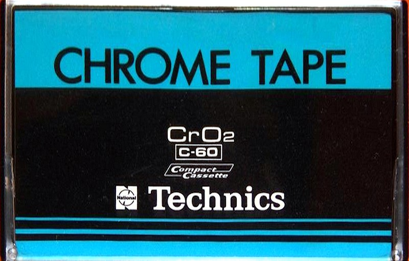 Compact Cassette Technics 60 "RT-60C" Type II Chrome 1973 Japan