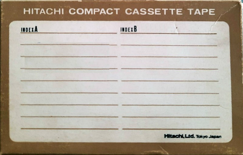 Compact Cassette Hitachi 60 Type I Normal 1966 Japan