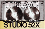 Compact Cassette Teac STUDIO 52 "52X" Type IV Metal 1986 USA