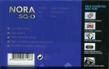 Compact Cassette Nora SQ-D 90 Type I Normal 1997 Turkey
