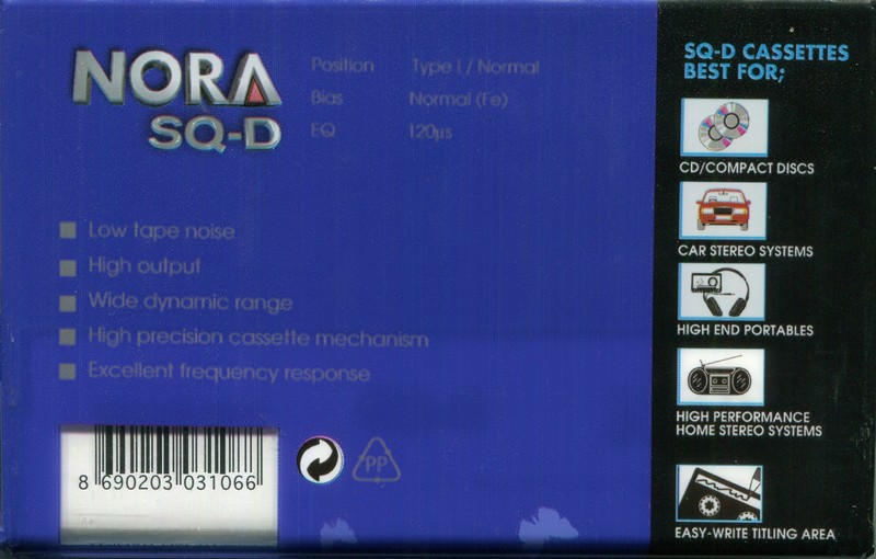 Compact Cassette:  Nora - SQ-D 90