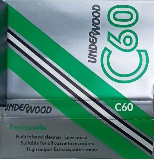 Compact Cassette Underwood 60 Type I Normal UK
