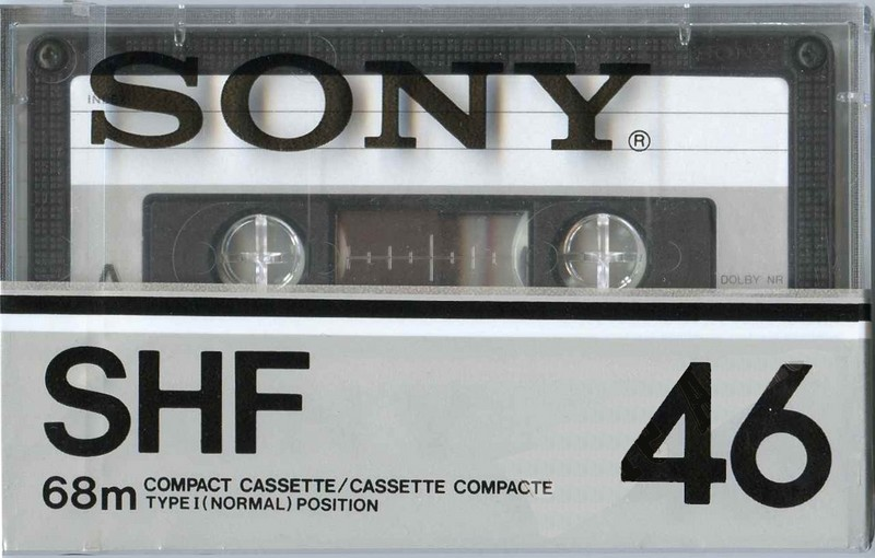 Compact Cassette Sony SHF 46 Type I Normal 1978 North America